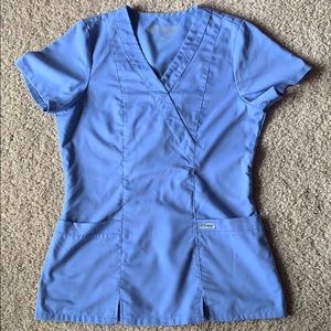 Grey’s Anatomy XS Ceil Blue Scrub Top